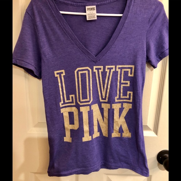 PINK Victoria's Secret Tops - 2 PINK Victoria’s Secret Purple shirts